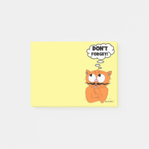 Señor Gato VERGESSEN NICHT! Anmerkungen Post-it Klebezettel