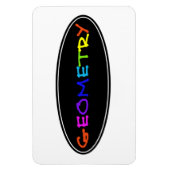 Señor Geometric Foto Magnet (Vertikal)