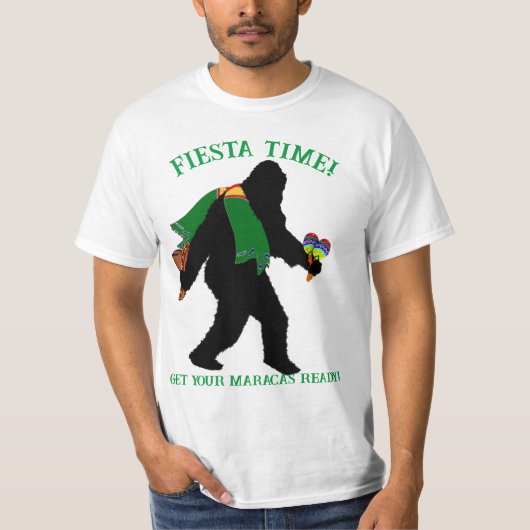 Senor Squatcho de Mayo mit Poncho T-Shirt (Vorderseite)