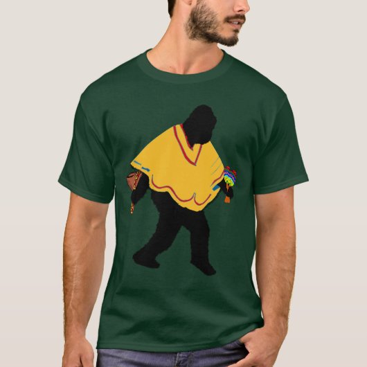 Senor Squatcho de Mayo mit Poncho T-Shirt (Vorderseite)