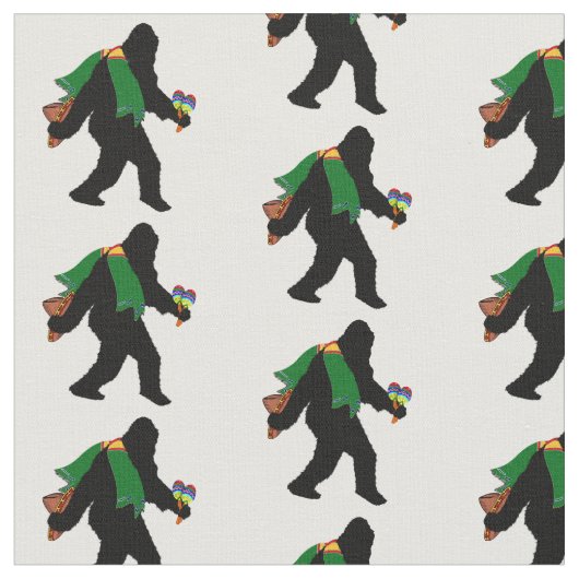 Senor Squatcho de Mayo mit Serape Stoff (Nahaufnahme)