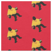 Senor Squatcho de Mayo Sasquatch Stoff (Nahaufnahme)