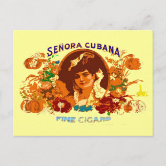 SENORA CUBANA POSTKARTE