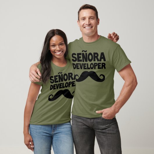 Senora Developer Funny STEM Informatik T-Shirt (Unisex)