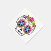 Señorita Calavera Serviette (Ecke)