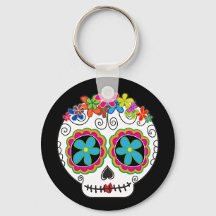 Señorita Calavera Tag des Toten Zuckerschädels Schlüsselanhänger