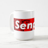 ☕Senpai Vibes Coffee Mug – Cute Anime Style ☕ Kaffeetasse (Vorderseite Links)