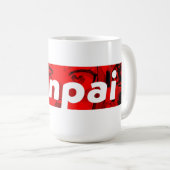 ☕Senpai Vibes Kaffeetasse – Süßer Anime-Stil ☕ (VorderseiteRechts)