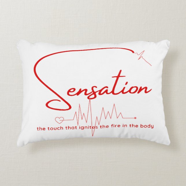 Sensation Pulse Heartline Dekokissen (Vorderseite)