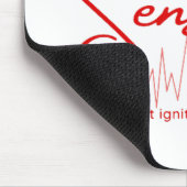 Sensation Pulse Herzlinie Mousepad (Ecke)