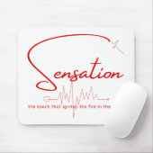 Sensation Pulse Herzlinie Mousepad (Mit Mouse)