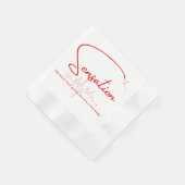 Sensation Pulse Herzlinie Serviette (Ecke)