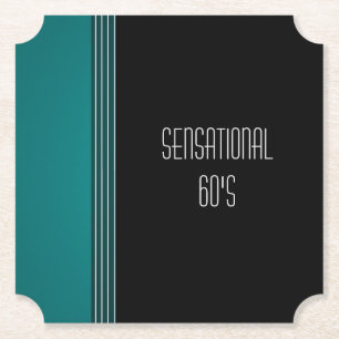 "Sensational 60's" - individualisierbarer Unterset Untersetzer
