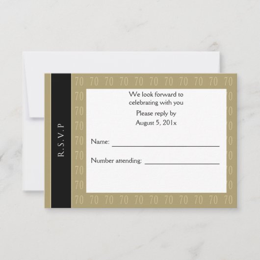 Sensationell bei 70 UAWG Einladung (Vorderseite)