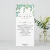 Sensationelle Hochzeitsprogramme Programm (Stehend Vorderseite)