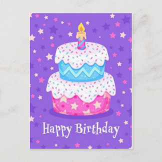 Sensationelle Sterne Alles Gute zum Geburtstag Pos Postkarte