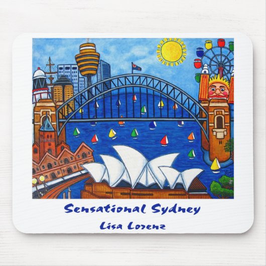 Sensationelle Sydney-Mausunterlage Mousepad (Vorne)