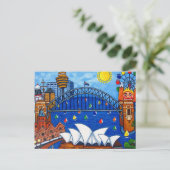 Sensationelle Sydney Post Card von Lisa Lorenz Postkarte (Stehend Vorderseite)