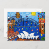Sensationelle Sydney Post Card von Lisa Lorenz Postkarte (Vorne/Hinten)