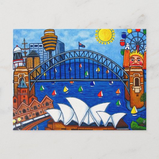 Sensationelle Sydney Post Card von Lisa Lorenz Postkarte (Vorderseite)