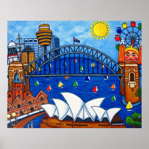 Sensationelle Sydney Print von Lisa Lorenz Poster