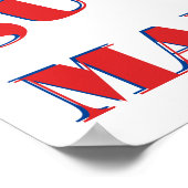 Sensationelles Mädchen Superhero Geburtstag Fantas Poster (Ecke)