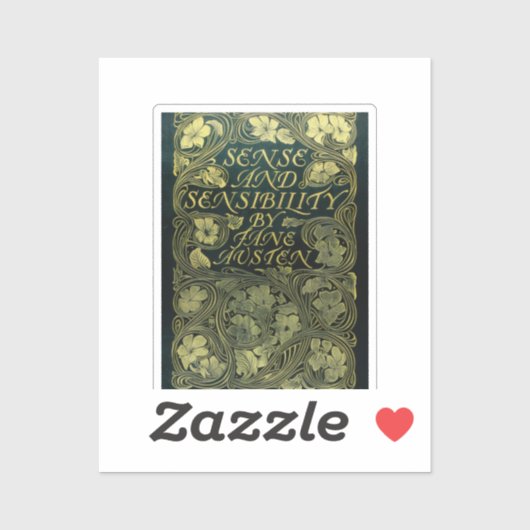 Sense and Sensibility Cover Aufkleber (Blatt)