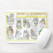 Sense and Sensibility Mousepad (Mit Mouse)