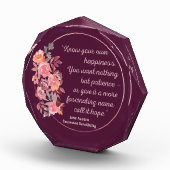 Sense And Sensibility Quote I - Cute Style Fotoblock (Rechts)