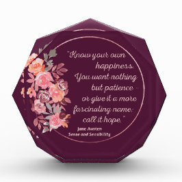 Sense And Sensibility Quote I - Cute Style Fotoblock