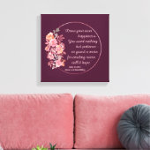 Sense And Sensibility Quote I - Cute Style Leinwanddruck (Insitu (Wohnzimmer))