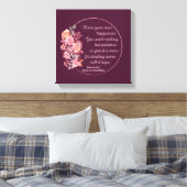Sense And Sensibility Quote I - Cute Style Leinwanddruck (Insitu (Schlafzimmer))