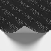 Sense And Sensibility Quote I Geschenkpapier (Ecke)