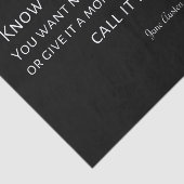 Sense And Sensibility Quote I Seidenpapier (Ausschnitt)