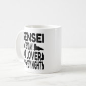 Sensei liebt Katzen Kaffeetasse (Vorderseite Links)