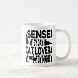 Sensei liebt Katzen Kaffeetasse