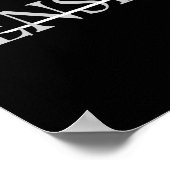 Sensei Martial Arts Coach Poster (Ecke)