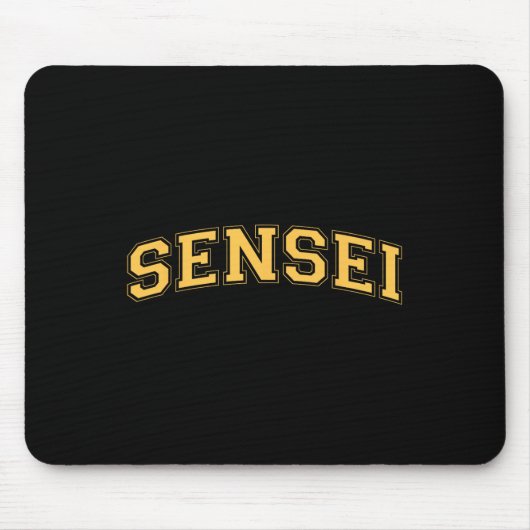 Sensei Martial Arts Teacher Karate Instructor - Ye Mousepad (Vorne)