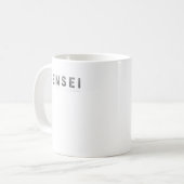 Sensei - Myth Legend Martial Arts Trainer Karate T Kaffeetasse (Vorderseite Links)