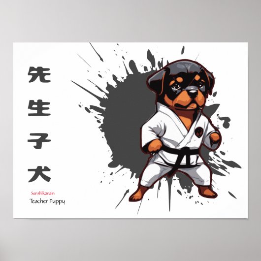 Sensei Pup Poster (Vorne)