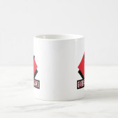 Sensei rotes Diamantgeschenk Kaffeetasse (Mittel)