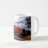 Sensenig rote Peterbilt 379 Tasse (VorderseiteRechts)