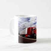 Sensenig rote Peterbilt 379 Tasse (Vorderseite Links)