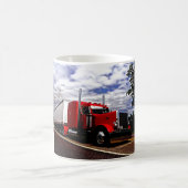 Sensenig rote Peterbilt 379 Tasse (Mittel)