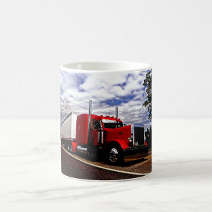 Sensenig rote Peterbilt 379 Tasse