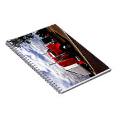 Sensenig rotes Peterbilt 379 Notizbuch Notizblock (Rechte Seite)