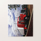 Sensenig rotes Peterbilt 379 Puzzlespiel Puzzle (Vertikal)