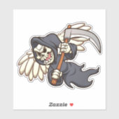 Sensenmann Aufkleber (Blatt)