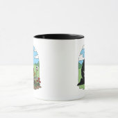 Sensenmann bewässert Blumen Tasse (Zentrum)