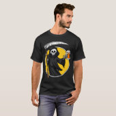 Sensenmann-Bierparty T-Shirt (Vorne ganz)